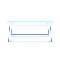 Furniture Benches Ikea Norraker Bench Craft Design Svg File, Free Vectors File